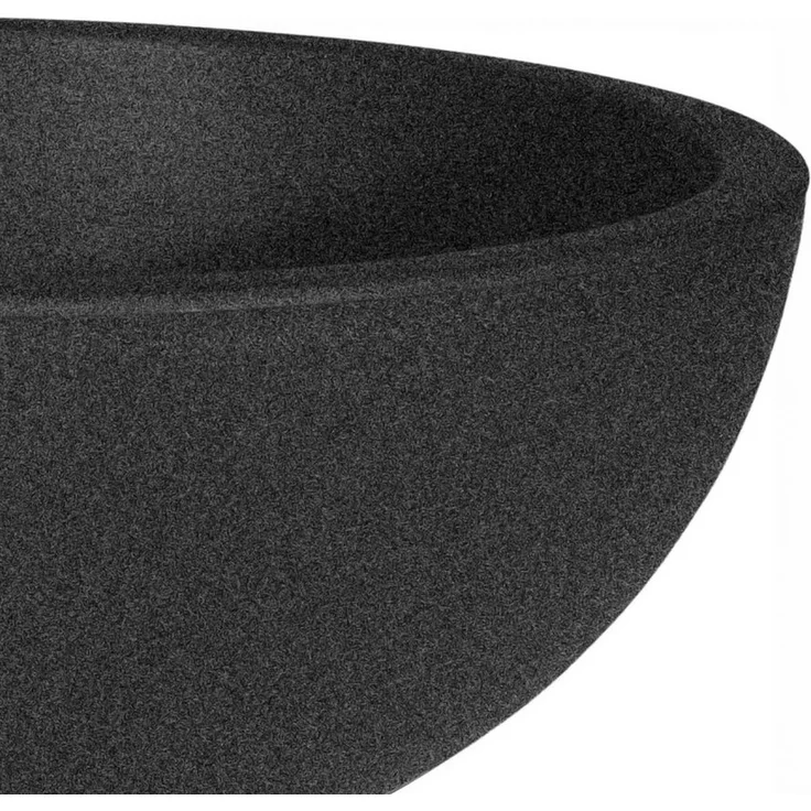 Spetebo Pflanzschale Kunsstoff Pflanzschale rund anthrazit - Ø 39 cm (Stück, 1 St, Blumenschale), Blumenkübel aus recyceltem Material – Bild 2