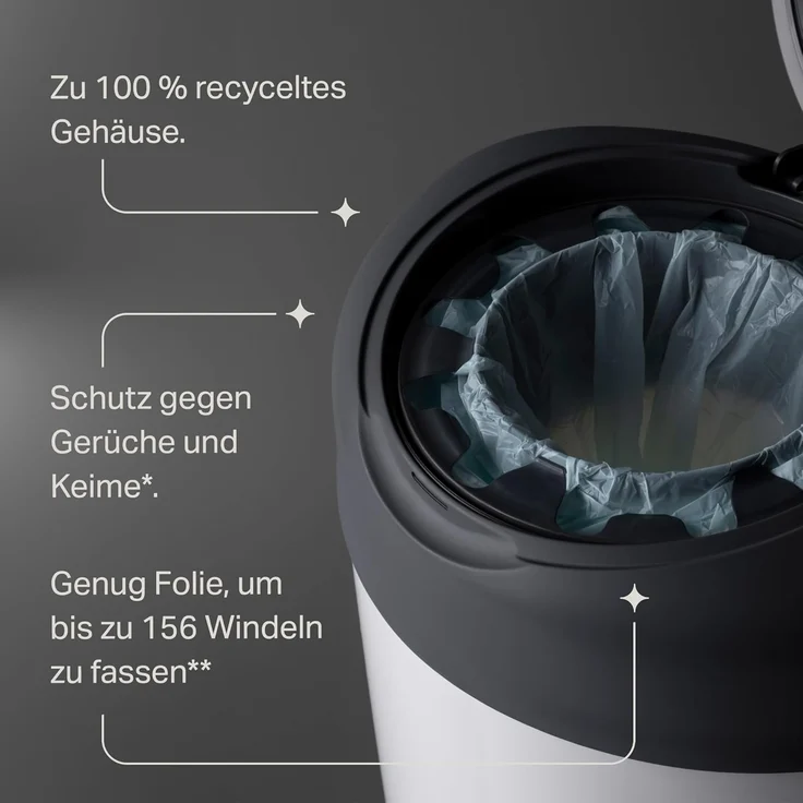 TOMMEE TIPPEE Nachfüllkassette für Simplee Sangenic Windeleimer 3er Set – Bild 5