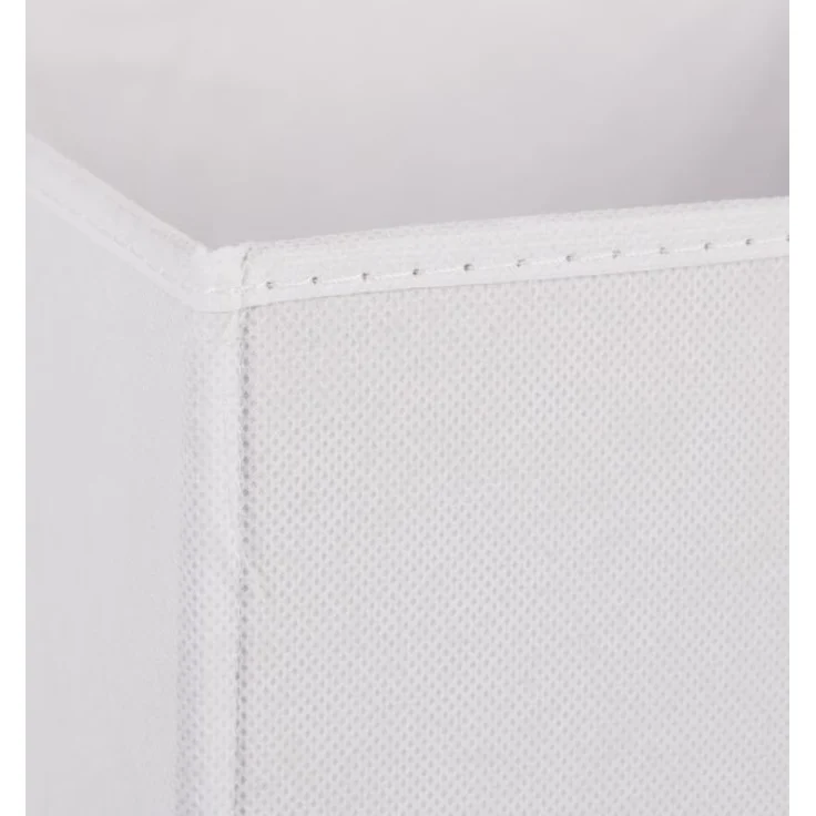 4 x Aufbewahrungsbox Stoff weiß 10031277 – Bild 8