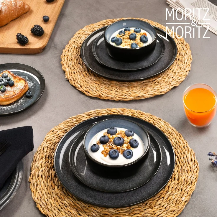 Moritz & Moritz VIDA Müslibowl 6 tlg. blau – Bild 8