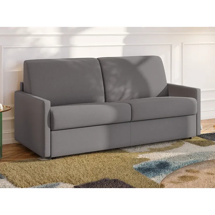 Vente-unique - CALIFE Sofa Stoff Grau - B 223 cm94 cm x H 85 cm x L 150 cm