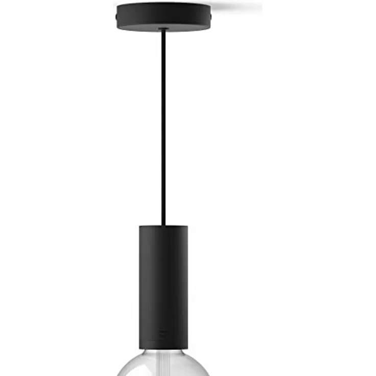 Philips Hue Pendel E27-Fassung, einflammig, zylindrisch, schwarz, ideal für moderne Innenräume – Bild 5