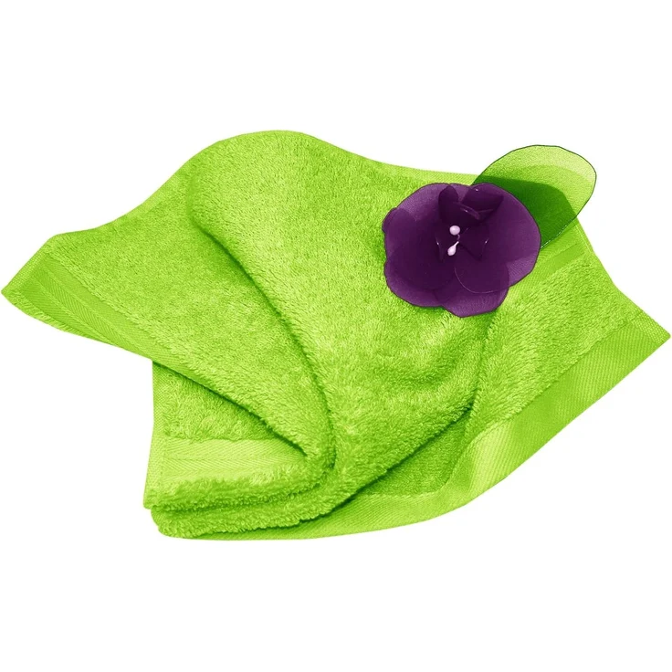 Lashuma Gästehandtücher Linz, Frottee (4-St), Grüne Gästetücher flauschig 30x50 cm – Bild 8