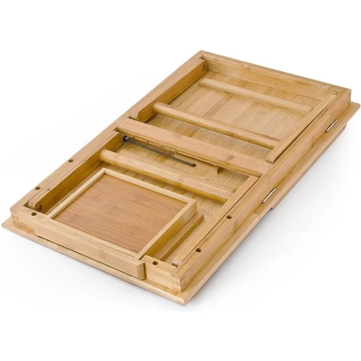 Bambus Betttablett mit Leseklappe – Bild 7