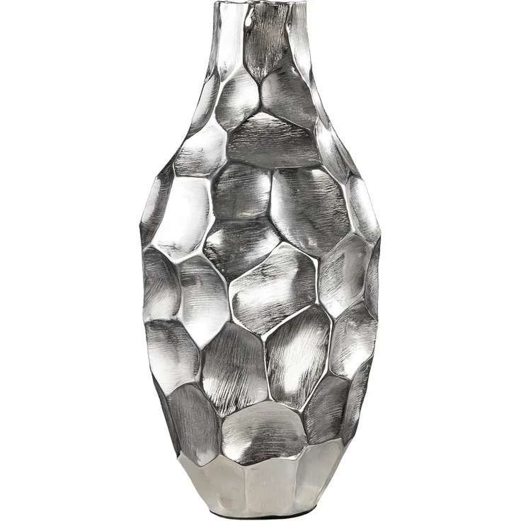 riess-ambiente Tischvase ORGANIC ORIENT 44cm silber (1 St), Wohnzimmer · Dekoration · Metall · Blumen