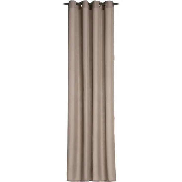 Gözze 'LINUS' Ösenvorhang, 100% Polyester taupe, 140x245 cm – Bild 1