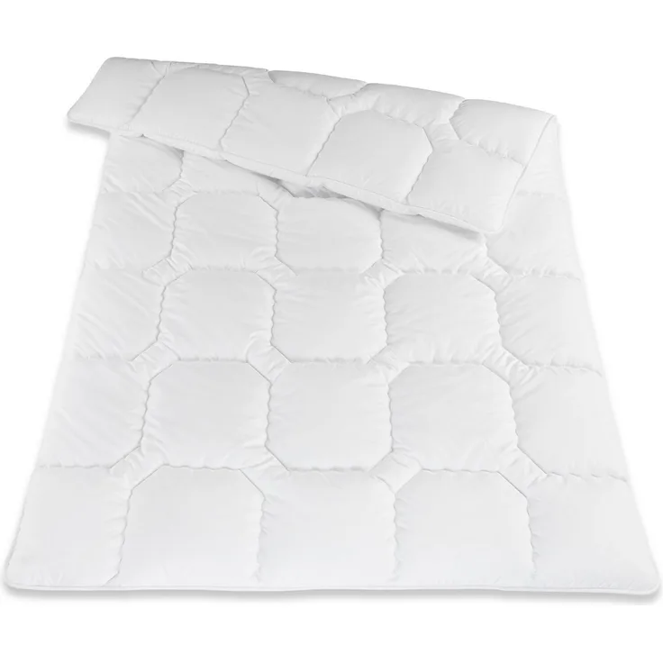 Traumhaft gut schlafen Softline - Steppbett, verschiedene Wärmestufen, Allergikergeeignet, Ausführung: Duo-Steppbett, Größe: 155 x 220 cm