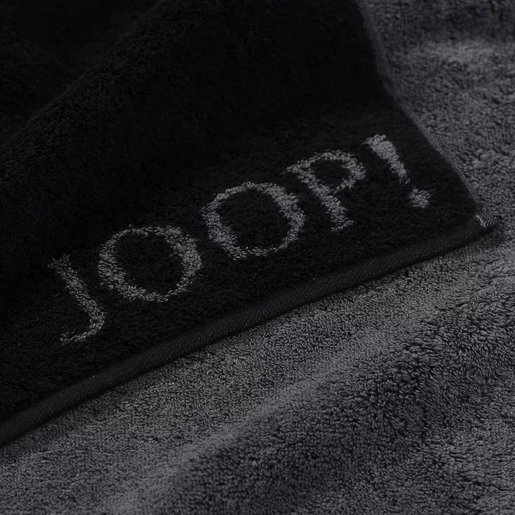 2 Stück Joop! Handtuch Classic Schwarz Anthrazit 1600-90 50x100 – Bild 3