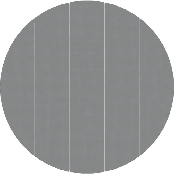 vidaXL Pool-Bodentuch Hellgrau Ø550 cm Polyester Geotextil 94222