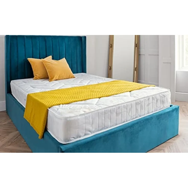 Julian Bowen Deluxe halborthopädische Matratze, weiß, Doppelbett – Bild 2