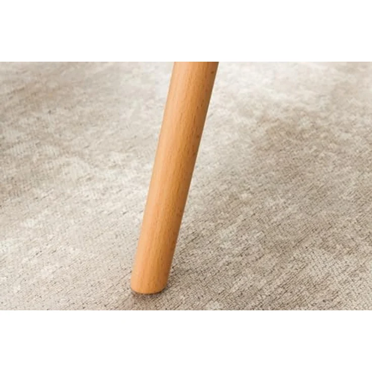 riess-ambiente Fußhocker SCANDINAVIA blau / natur (Einzelartikel, 1 St), Wohnzimmer · Strukturstoff · Massivholz · Scandinavian Design – Bild 9