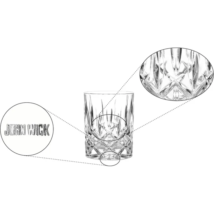 NACHTMANN 106226 JOHN WICK Whisky Tumbler 2er Set
