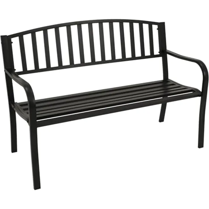 DEGAMO Gartenbank NEWPORT, 2-sitzer, Metall schwarz