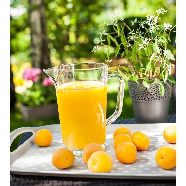 KADAX Glaskaraffe für Wasser, Saft, Limonade für Wassergetränke, 1,23 l – Bild 6