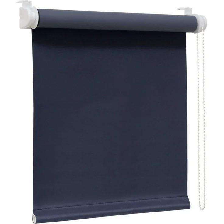 Verdunklungsrollo Klemmfix Tenebra Verdunkelungsrollo, 35x160 cm, dunkelblau, Victoria M, blickdicht, ohne Bohren, in Führungsschienen, Klemmfix, Verdunkelung, Mit Magnet. energiesparend – Bild 2