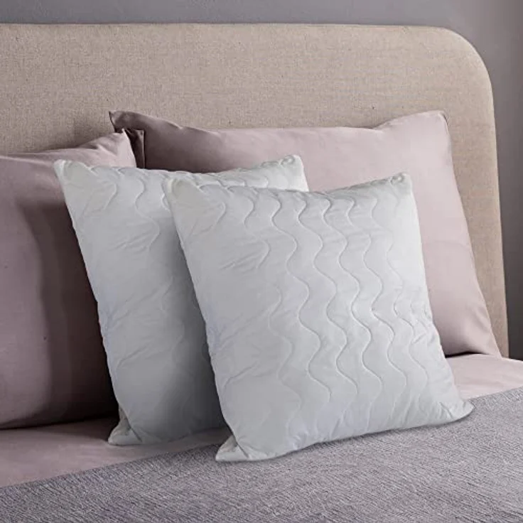 Komfortec Kopfkissen 40x40 cm 2 er Set, Höhenverstellbar Gesteppt Kissen, Deko Kissen, Oeko-TEX Zertifiziert, Allergiker geeignet – Bild 8