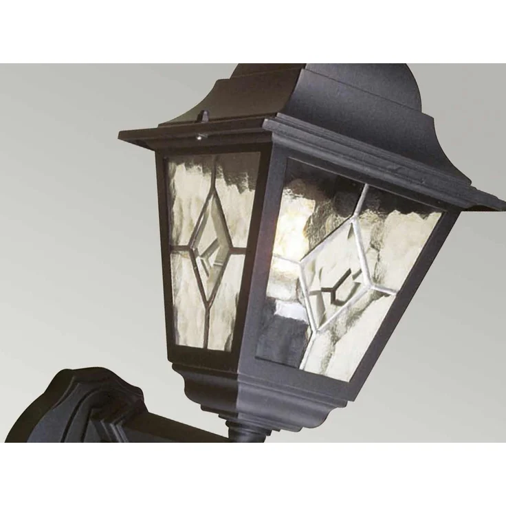 Außenleuchte, Wandlampe, PIR-Sensor, Laterne, H 47 cm – Bild 7