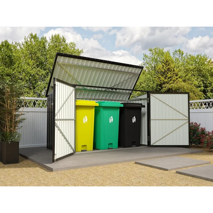 KONIFERA Mülltonnenbox Oviedo, BxTxH: 233x105x133 cm – Bild 5
