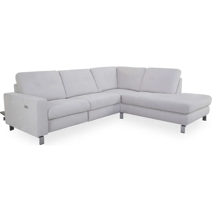 Polsterecke SANSIBAR RÜGEN PLUS BB 263x220 cm weiß Ecksofa Wohnlandschaft Eckcouch – Bild 1