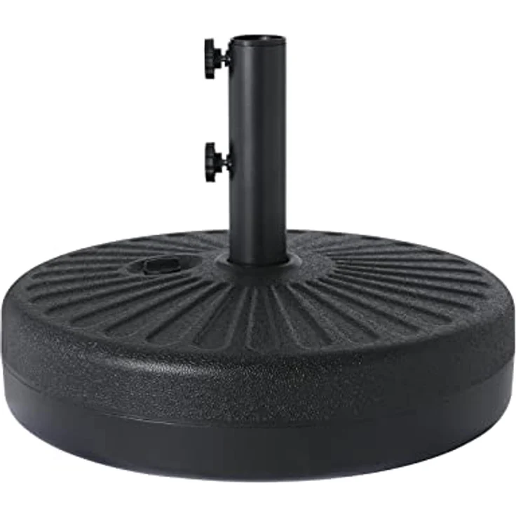 ABCCANOPY 22 kg Schirmständer, wassergefüllt, für Markt, Terrasse, Outdoor, robuster Schirmhalter (schwarz) – Bild 9