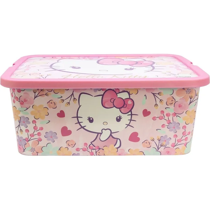 Hello Kitty Aufbewahrungsbox 13 l Kinderzimmer Box für Spielzeug