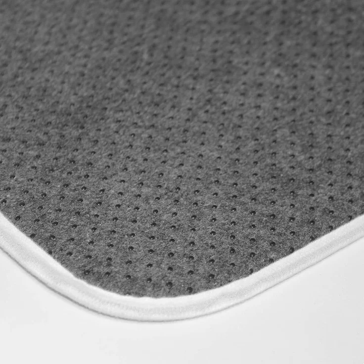 U10 Badematte JOYA - Badezimmer Badematten in Weiss/gold – Bild 4