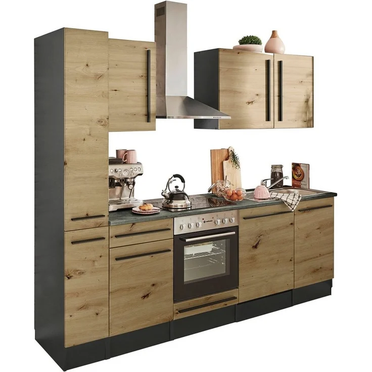 BASIC by Balculina Küchenzeile Jazz, Breite 250 cm, wahlweise mit E-Geräten – Bild 5