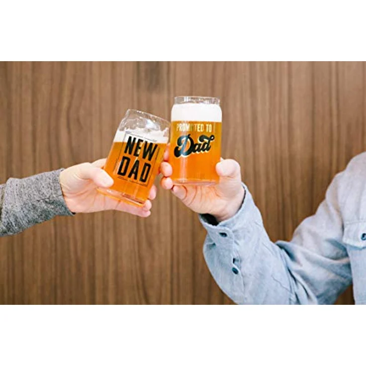 Pearhead New Dad Bierglas für werdende Väter, Vatertag, Opa Geschenk – Bild 3