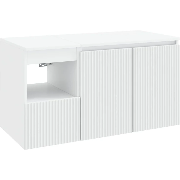 vidaXL Badezimmerschrank-Set 2 stk. Weiß 92,5 x 44,5 x 50 cm 3404114 – Bild 2