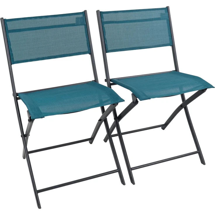 VCM Gartenstuhl Sumila 920262 Blau H. 79 x B. 45 x T. 46 cm – Bild 1
