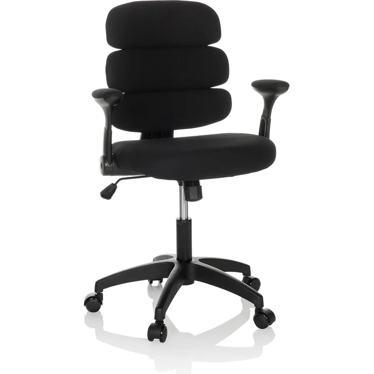hjh OFFICE Kinderdrehstuhl Kid ERGOLINO B Drehstuhl mit ergonomischer Rückenlehne, Schwarz, 736432