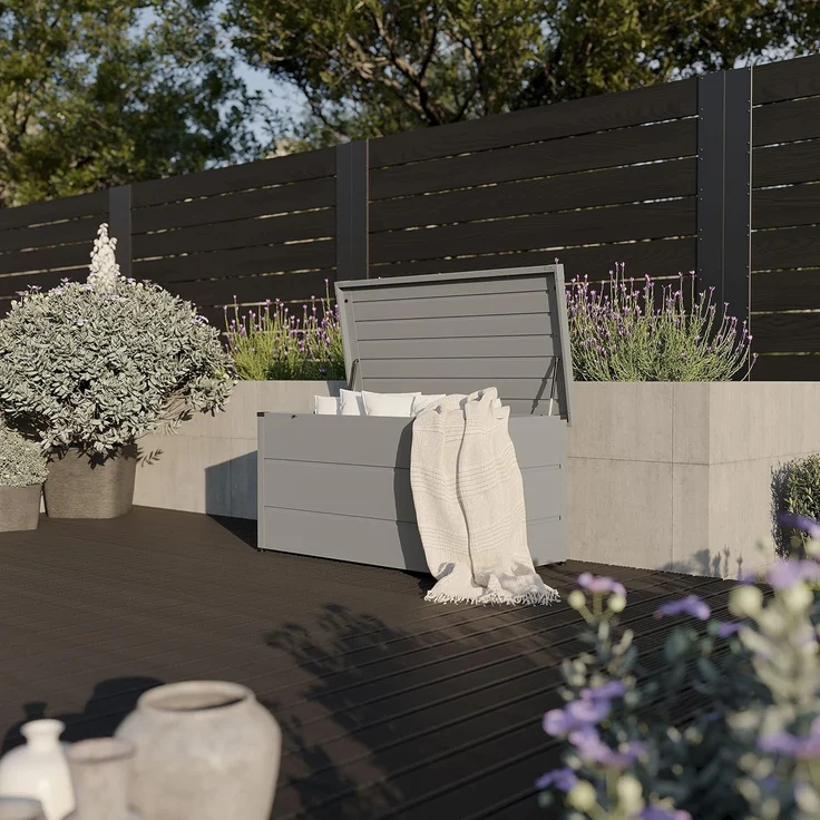 Hörmann Ecostar Gerätebox, Gartenbox, Kissenbox, anthrazit, 500 l – Bild 3