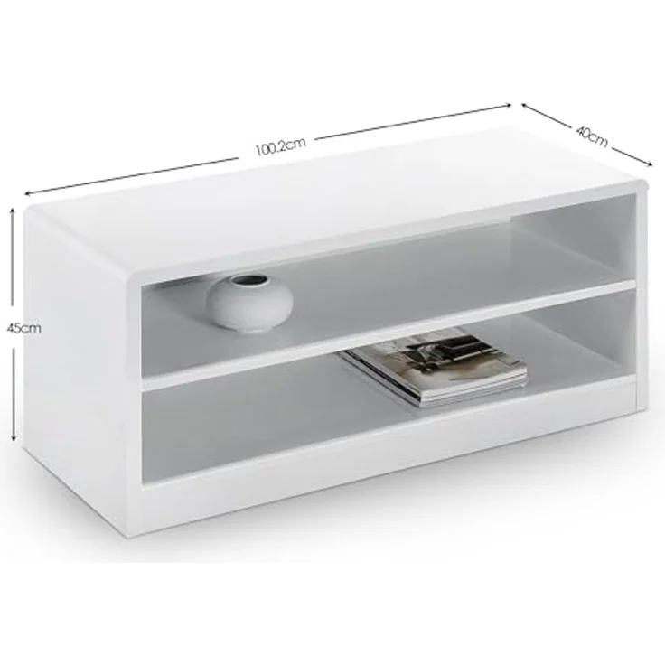 Julian Bowen Manhattan Kompakt-TV-Möbel, Weiß – Bild 4