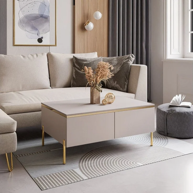 Lookway Couchtisch AURORA KASCHMIR mit Stauraum – Bild 1