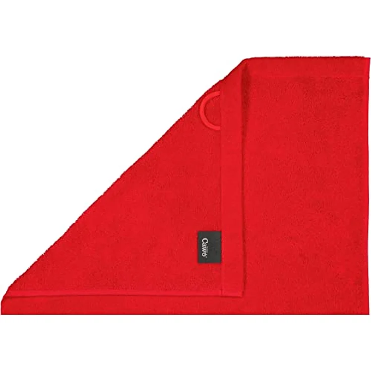 Cawö Handtuch Life Style Uni 7007 rot – Bild 6