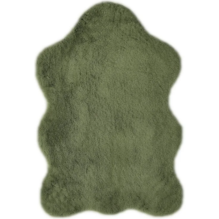LUXOR living Fellteppich Novara, fellförmig, Höhe: 30 mm, Kunstfell, weiche Kaninchenfell-Haptik, waschbar, auch als 2er Set