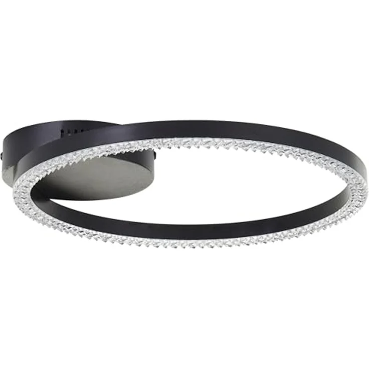 Brilliant LED Deckenleuchte Aurelia G80765A26 Wohnzimmer, Schlafzimmer Metall/Kunststoff Indoor Decke schwarz - LED fest integriert – Bild 4