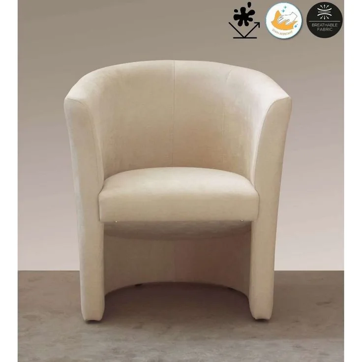 Home affaire Cocktailsessel Tabby (1-St), Antifleck-Beschichtung