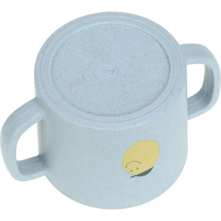 LÄSSIG Kinder Trinklernbecher mit Henkel und abnehmbarem Deckel 150 ml/Sippy Cup Happy Fruits Lemon – Bild 4