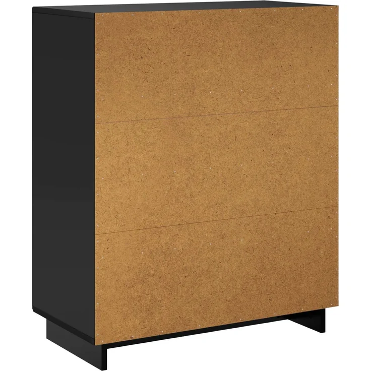 vidaXL Schuhschrank 73 x 38 x 87,5 cm Holzwerkstoff Schwarz 8011649 – Bild 6