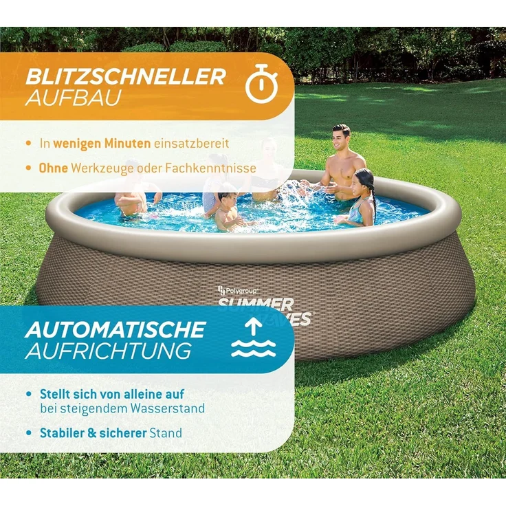 Summer Waves Quick Up Pool | aufblasbarer Pool – Bild 5