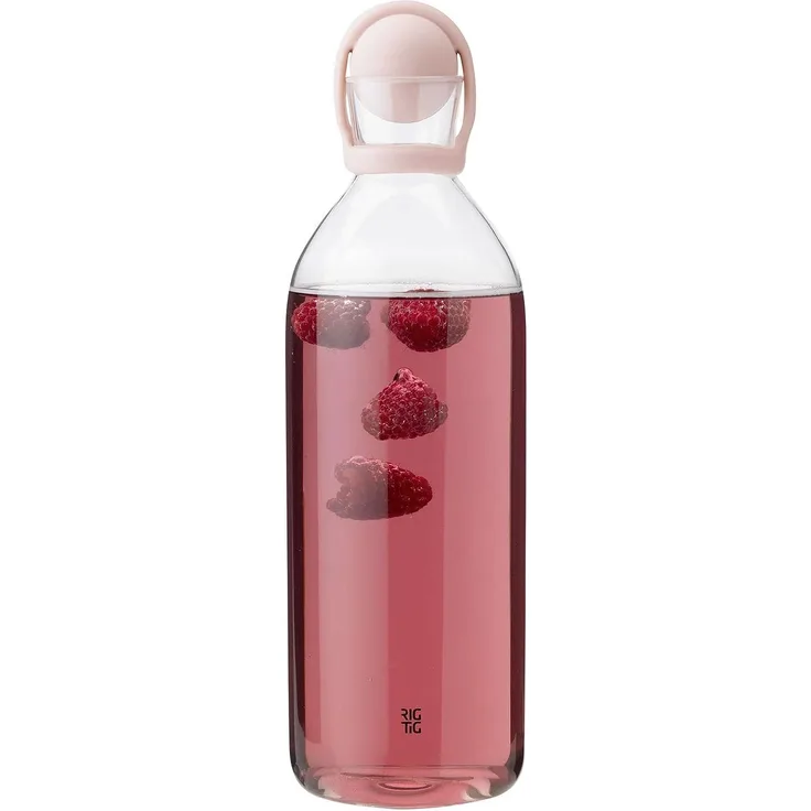 Rig-Tig Wasserkaraffe Cool-It Rose, Karaffe, Borosilikatglas, Rosé, 1. 5 L, Z00071-9