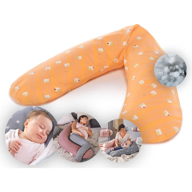 THERALINE 'Kükenspaß' Stillkissen Polyester Hohlfaser orange