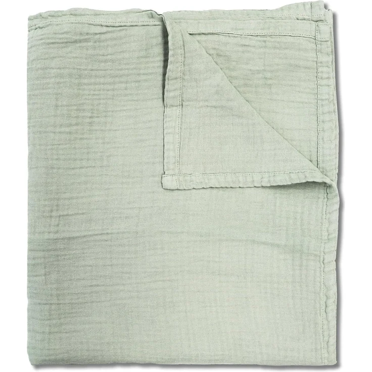 Sleezzz® Musselin Decke grün 150 x 200 cm – Bild 1
