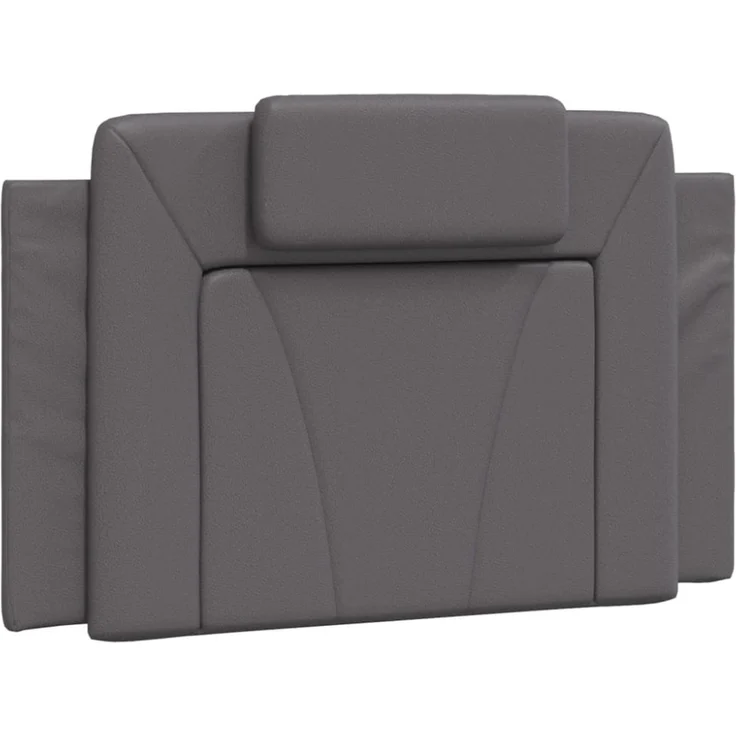 vidaXL Kopfteil-Kissen Grau 90 cm Kunstleder – Bild 5