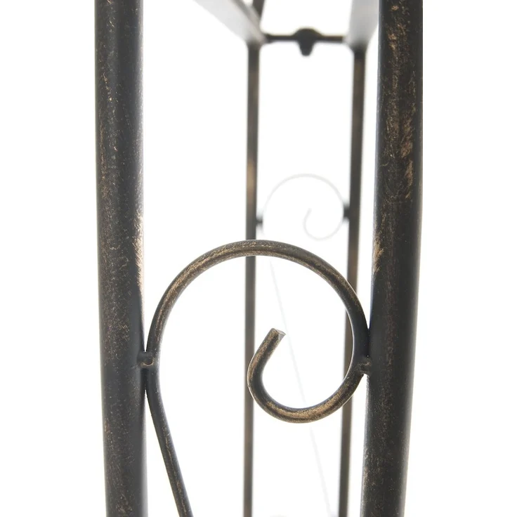 Rosenbogen WISMAR - 147x37x264cm, Metall, Bronze | Rankhilfe Rosen Rankgitter Gartendekoration – Bild 6