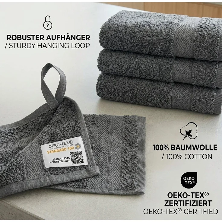 Betz Handtuch Set 10-tlg. Handtuch-Set PREMIUM, 100% Baumwolle (10-St), 100% Baumwolle – Bild 4