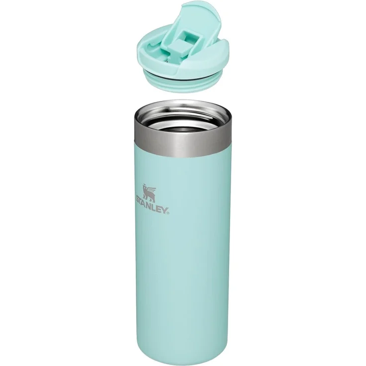 STANLEY Aerolight Transit Thermobecher 16OZ - Hält 6 Stunden Heiß - Spülmaschinenfest - Kaffeebecher To Go Auslaufsicher - Kompatibel Mit Gängigen Pkw-Getränkehalterungen - Watercolor Blue – Bild 3