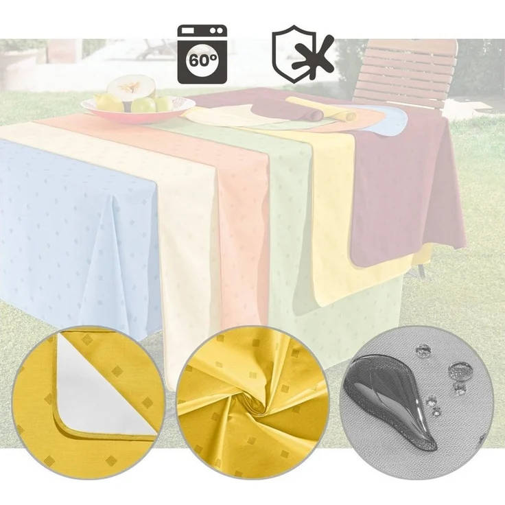 Erwin Müller Tischdecke Tischdecke "Neuss", abwaschbar Uni – Bild 3