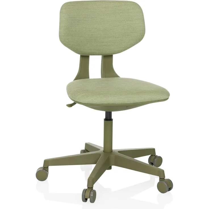 hjh OFFICE Drehstuhl Kinderdrehstuhl KID COLORE Stoff ohne Armlehnen (1 St), Kinder Bürostuhl mitwachsend, ergonomisch